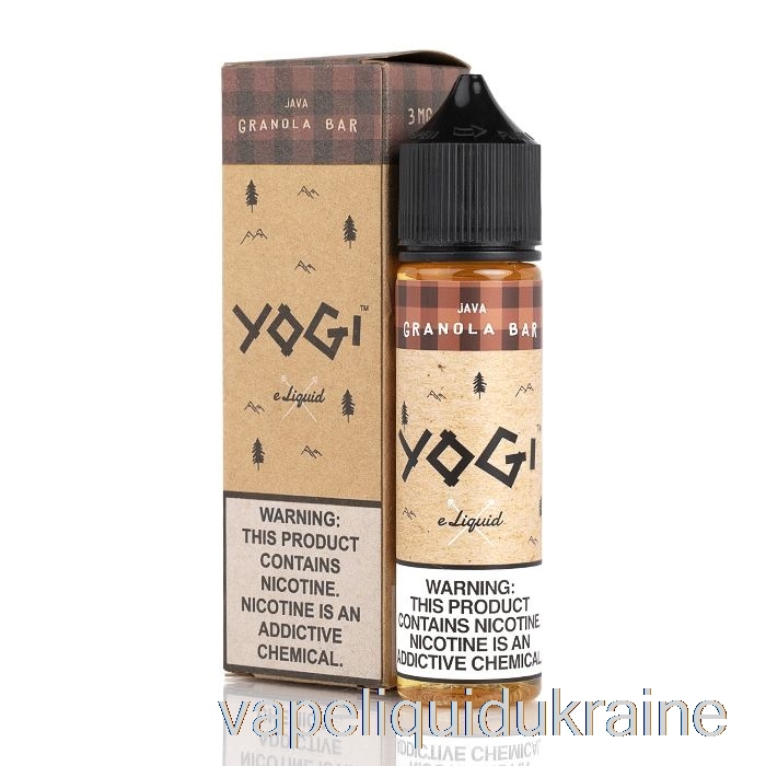 Vape Liquid Ukraine Java Granola Bar - Yogi E-Liquid - 60mL 0mg